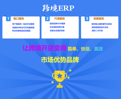 跨境電商無(wú)貨源鋪貨ERP系統(tǒng)貼牌獨(dú)立部署不限制店鋪綁定